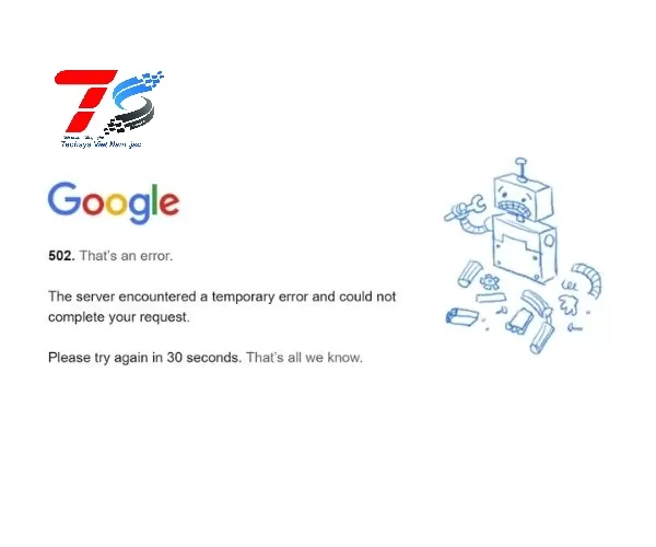 Lỗi server như 500, 502, 503, 504, 408,...